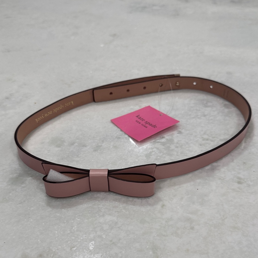 Kate Spade Blush Bow Belt